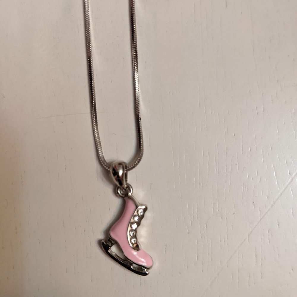 Ice Skate Necklace
